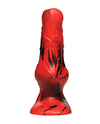 Creature Cocks Hellhound Silicone Penis Enhancer - Red/Black