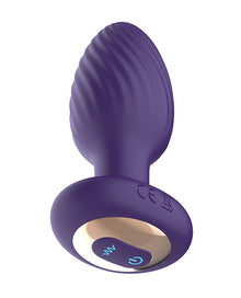  The Royale Rotating Anal Plug - Purple