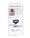 Sportsheets Velvet Noir Collar & Leash - Black
