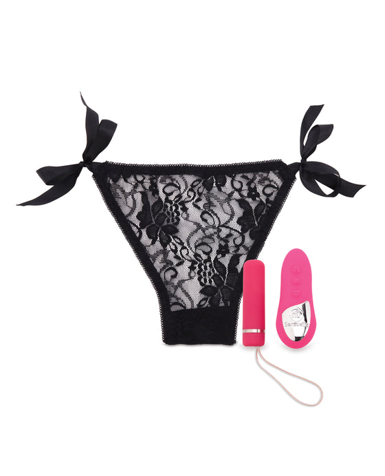 Nu Sensuelle Pleasure Panty Bullet w/Remote Control 15 Function - Pink