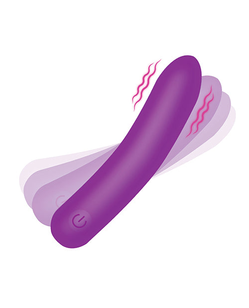 Bang! Tapered Flexible Silicone Bullet - Purple