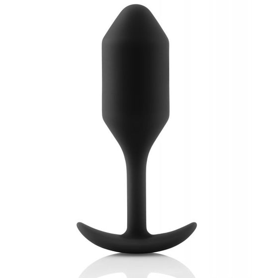b-Vibe Weighted Snug Plug 2 - 114 g Black