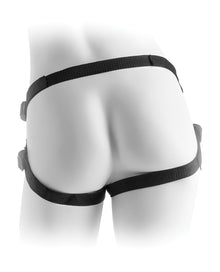  Fetish Fantasy Series Vibrating Plush Harness - Black