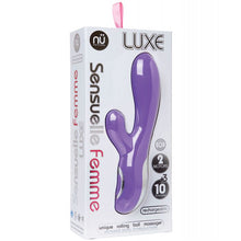  Nu Sensuelle Femme Luxe 10 Fun Rabbit Massager - Purple