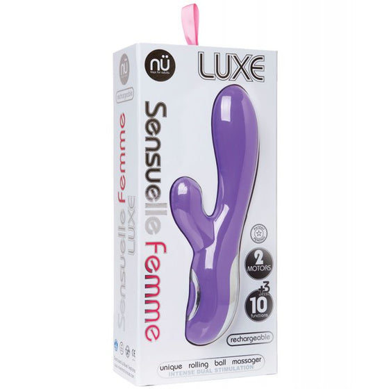 Nu Sensuelle Femme Luxe 10 Fun Rabbit Massager - Purple