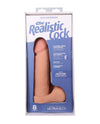 Realistic 8" ULTRASKYN Cock w/Balls - White