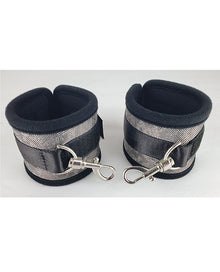  Spartacus Wrist Restraints - Neoprene Silver