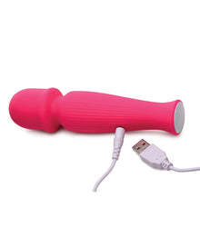  Curve Toys Gossip Silicone Vibrating Wand 10x - Magenta
