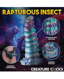  Creature Cocks Chrysalis Silicone Dildo - Multi Colors