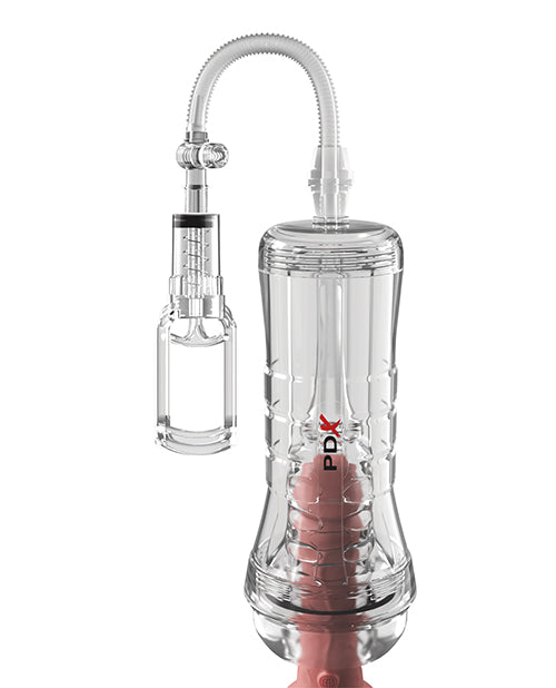 PDX Elite ViewTube Vac XXL Pump See-Thru EZ-Grip Pump Stroker - Clear