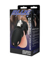 Blue Line 2" Silicone Mini Cock Cage With Ball Divider - Black