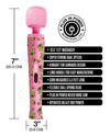 Stoner Vibes Wacky Weed Wand Massager - Pink Kush