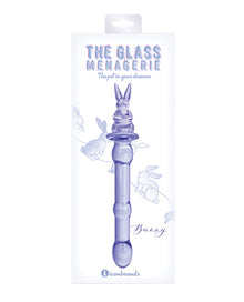  Glass Menagerie Rabbit Glass Dildo - Pink