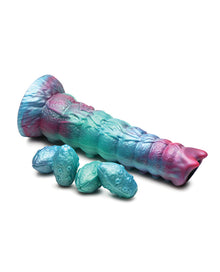  Creature Cocks Galactic Breeder Ovipositor Silicone Dildo w/Eggs - Multi Color