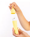 Natalie's Toy Box Banana Cream Air Pulse & G-Spot Vibrator - Yellow