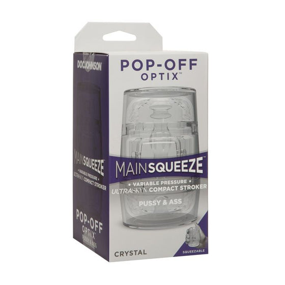 Main Squeeze Pop Off Optix - Crystal Pussy & Ass