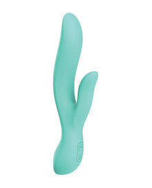  Wild Pop Vibe Molly Rabbit Dual Vibrator - Aqua