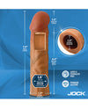 Curve Toys Jock Enhancers 1.5" Silicone Penis Extension Sleeve - Medium