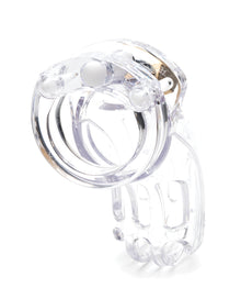  The Curve 3 3/4" Curved Cock Cage & Lock Set - Clear