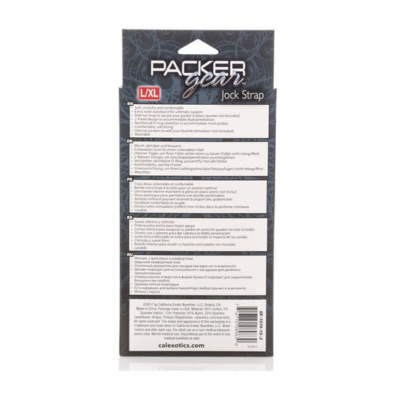 Packer Gear Jock Strap L/XL - Black