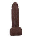Realistic 8" ULTRASKYN Cock w/Balls - Brown