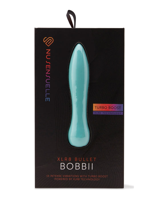 Nu Sensuelle Bobbii Flexible Vibe XLR8 Turbo Boost - Electric Blue