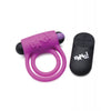 Bang! Vibrating Cock Ring & Bullet w/Remote Control - Purple