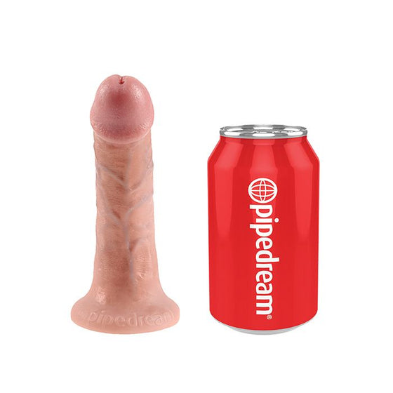 King Cock Strap-On Harness w/6" Cock - Flesh