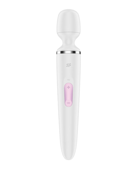Satisfyer Wand-er Woman - White/Chrome
