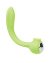 Space Lunar Licker Bendable Clitoral & G-Spot Vibe - Neon Green