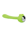 Space Lunar Licker Bendable Clitoral & G-Spot Vibe - Neon Green