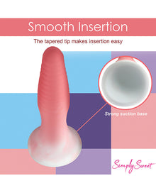  Curve Toys Simply Sweet Silicone Butt Plug Set - Pink
