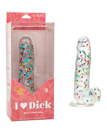  Naughty Bits I Love Dick Heart Filled Dong - Multicolor