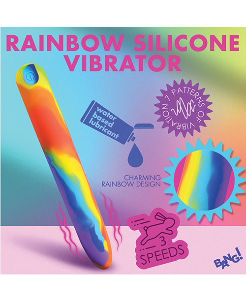 Bang! Rainbow Silicone Vibrator