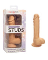 Studs Dual Density Silicone 5" Dildo - Ivory