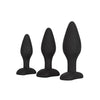 Silicone Anal Exerciser Kit - Black