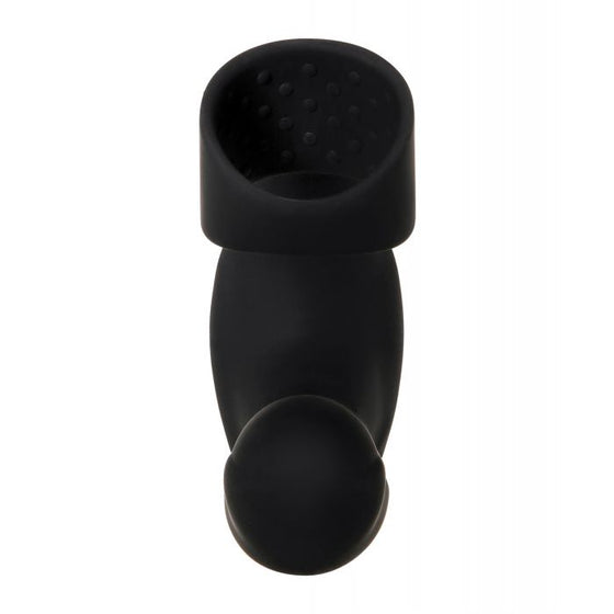 Zero Tolerance Strapped & Tapped Rechargeable Prostate Vibrator - Black