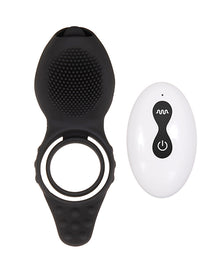  Zero Tolerance Mr. Flicker Vibrating Cock Ring - Black