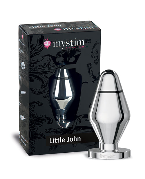 Mystim Little John Buttplug Small Aluminum - Silver