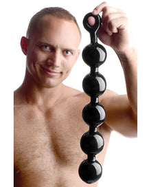  Master Series Black Baller Anal Beads