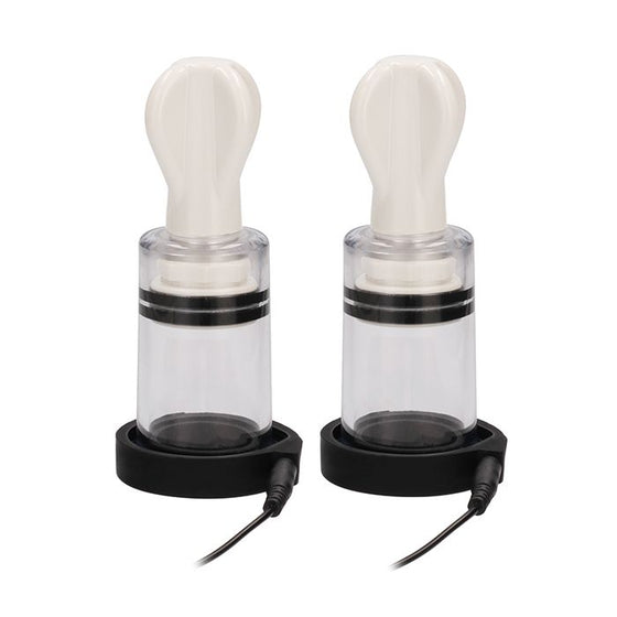 Shots Electroshock Nipple Suckers - Clear