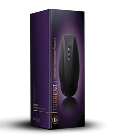  Rocks Off Torrent Rechargeable Stroker - Black