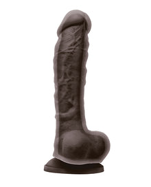  Colours Dual Density 8" Dildo - Dark Brown