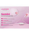 Lovense Gemini Vibrating Nipple Clamps - Pink
