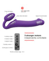 Strap On Me Vibrating Bendable Strapless Strap On Xlarge - Purple