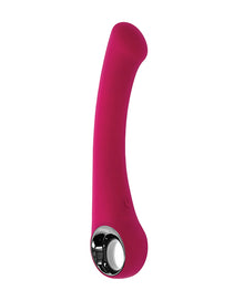  Evolved Pleasure Curve G-Spot Vibrator - Burgundy
