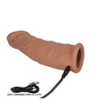 Performance Maxx 7" Vibrating Penis Extension - Brown