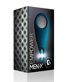  Rocks Off Men-X Empower Couples Stimulator - Blue