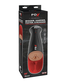  PDX Elite Fuck-O-Matic Pro XL Pussy Stroker - Brown