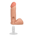 Realistic 6" ULTRASKYN Cock w/Balls - White